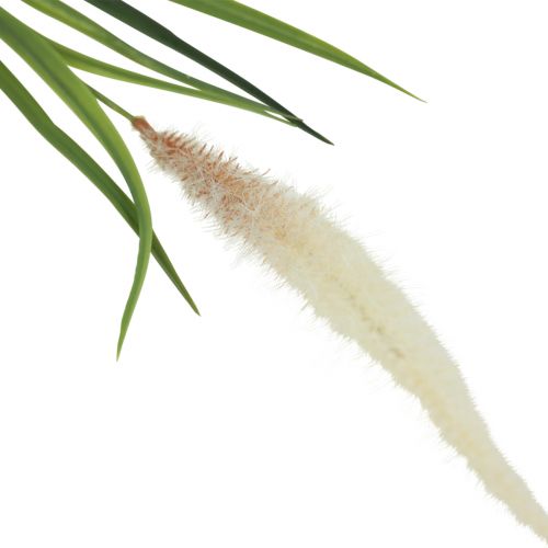 Floristik24 Grama de cabelo prateado planta verde grama doce artificial 104cm