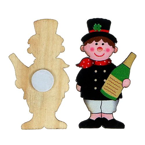 Floristik24 Limpeza de chaminés deco de véspera de Ano Novo 5 cm 24 unidades