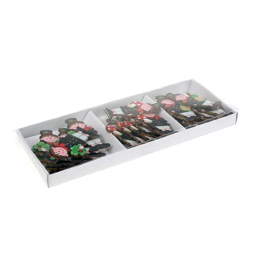 Floristik24 Limpeza de chaminés deco de véspera de Ano Novo 5 cm 24 unidades