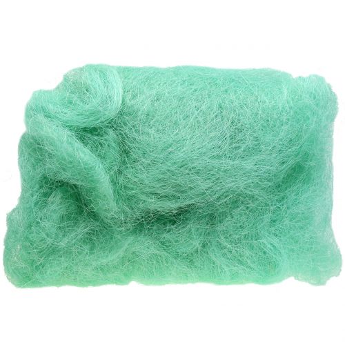 Floristik24 Grama decorativa de sisal verde claro 250g