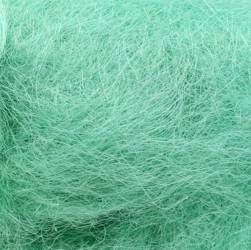 Floristik24 Grama decorativa de sisal verde claro 250g