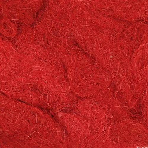 Itens Sisal vermelho 500g fibra natural