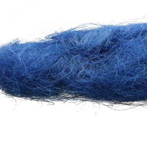 Floristik24 Sisal batting azul, fibras naturais 300g