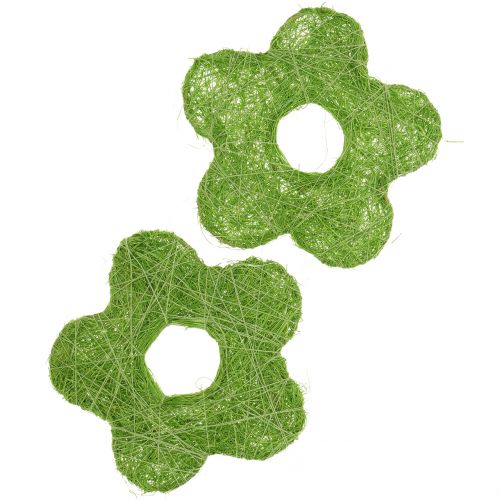 Floristik24 Flor de sisal Ø7,5cm 25pcs