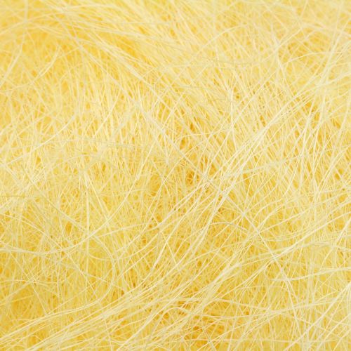 Itens Grama de sisal para artesanato, material artesanal amarelo 300g