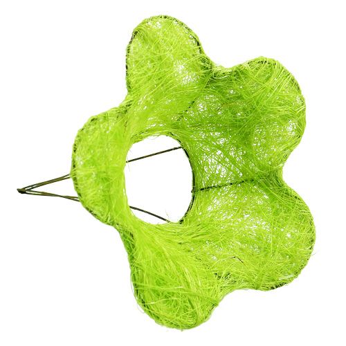 Floristik24 Botão de flor de sisal verde claro Ø15cm