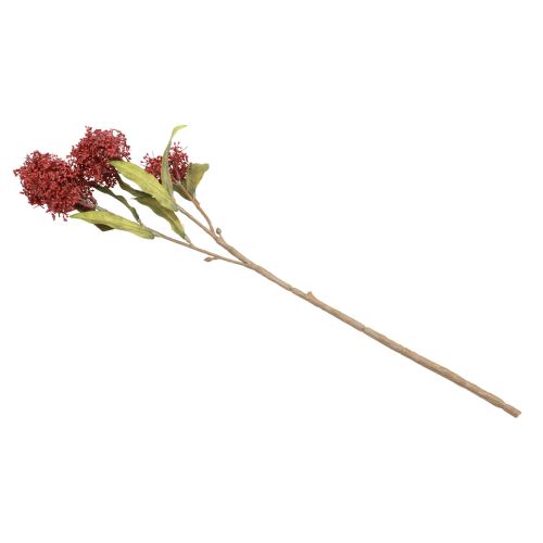 Itens Skimmie Skimmia Japonica Flores Artificiais Borgonha DryLook L59cm