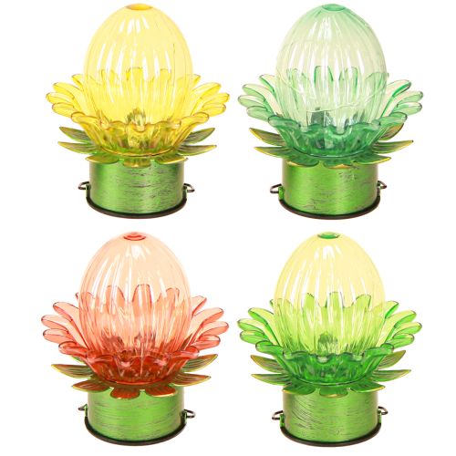 Itens Flor Solar LED Luz Solar para Pendurar Ø11,5cm 4pcs