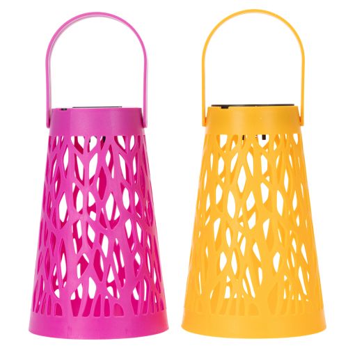 Itens Lanterna solar para uso externo, perfeita para noites aconchegantes de verão no jardim e no pátio, 26 cm, 2 peças.