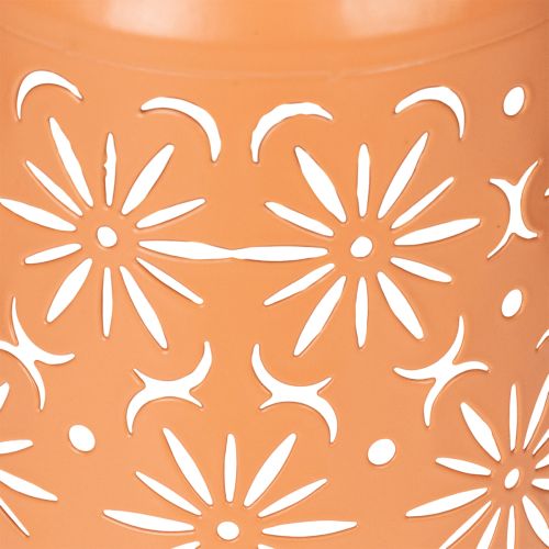 Itens Lanterna solar com desenho floral para noites românticas no jardim, 26 cm