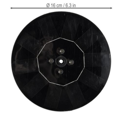 Itens Bomba solar para lagos de jardim, fonte decorativa flutuante com LED, 16 cm