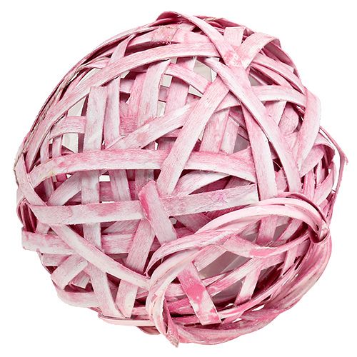 Floristik24 Cesto de fichas redondo Ø15cm H14cm Rosa