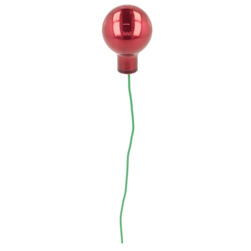 Enfeites de Natal em arame, conjunto de mini frutinhas brilhantes espelhadas, 20 mm, 140 peças | Floristik24.pt