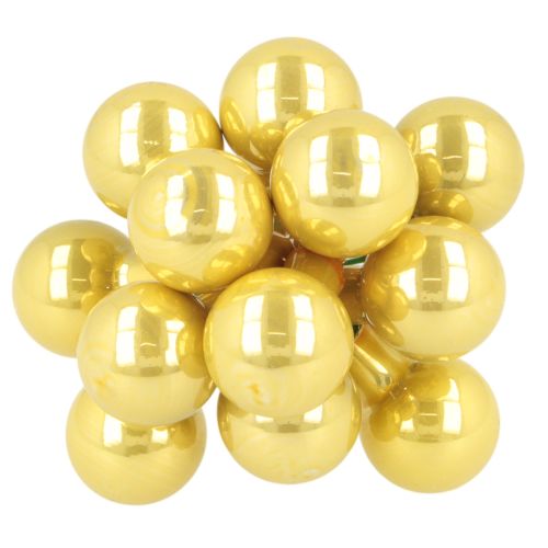 Mini enfeites de Natal em arame, frutinhas espelhadas, brilhantes, 20 mm, 140 peças | Floristik24.pt