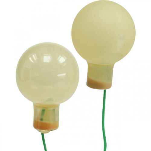 Itens Mini bolas de Natal creme mix fosco/brilhante Ø20mm 140p