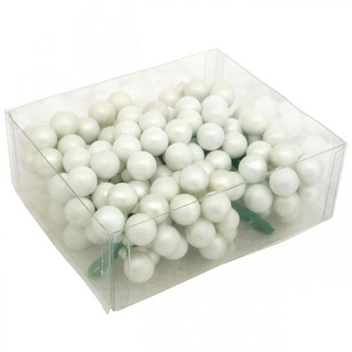 Itens Mini bolas de natal mármore branco espelho frutas sortidas Ø25mm 140 un