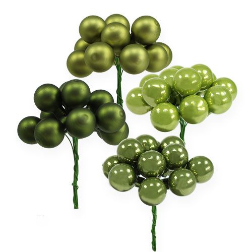 Floristik24 Bagas de espelho Waldmarie Mix 20mm 140p