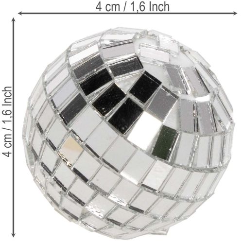 Bolas espelhadas decorativas,
