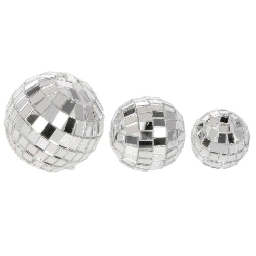 Bolas espelhadas decorativas,