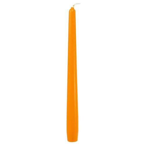 Floristik24 Velas cônicas 250/23 Laranja 12 peças