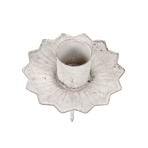 Floristik24 Castiçal cônico para colar Ø7cm creme 4 peças