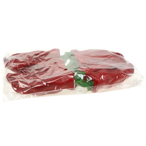 Floristik24 Pimentão pontiagudo vermelho 14cm 8pcs