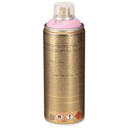 Itens Tinta spray Montana Gold Pink Frozen Raspberry, 400ml