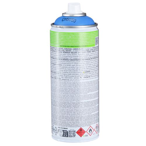 Itens Spray giz em azul Chalk spray Montana Cans 400ml