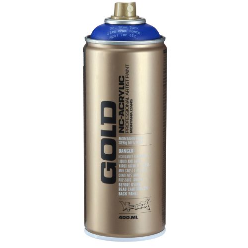 Itens Tinta spray azul fosco Montana Gold tinta spray 400ml