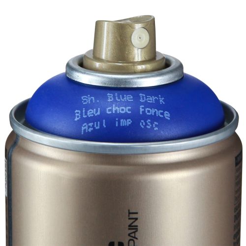 Itens Tinta spray azul fosco Montana Gold tinta spray 400ml