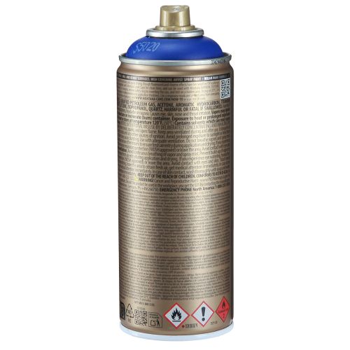 Itens Tinta spray azul fosco Montana Gold tinta spray 400ml