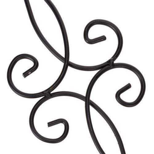 Itens Estaca de jardim com design ornamentado, formato decorativo e elegante bola de metal, 90 cm, 2 peças