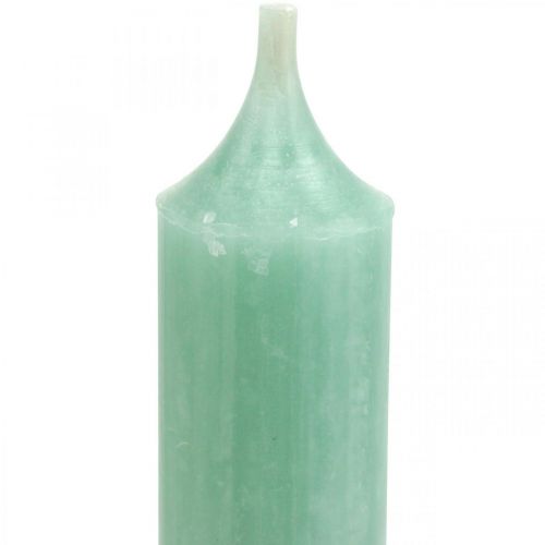 Velas curtas Velas Verde Jade para laço Ø21/110mm 6pcs
