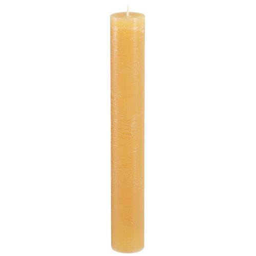 Floristik24 Velas cônicas velas de cor sólida mel 34x240mm 4 un
