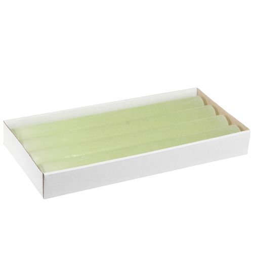Itens Velas em bastão verde lima velas cor sólida 34x300mm 4 un