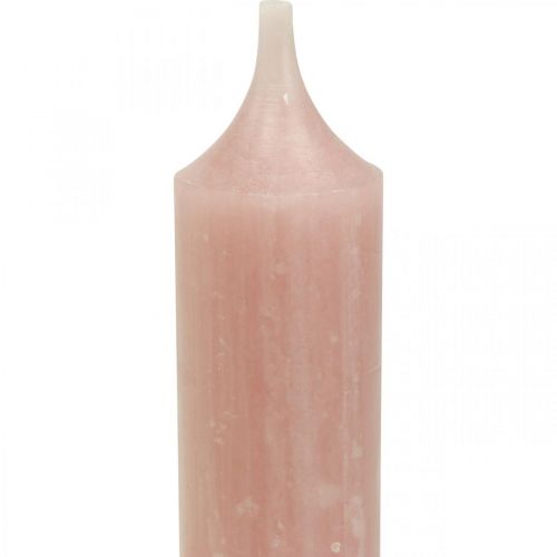 Itens Velas de haste velas rosa decoração de vela boho Ø21/170mm 6pcs