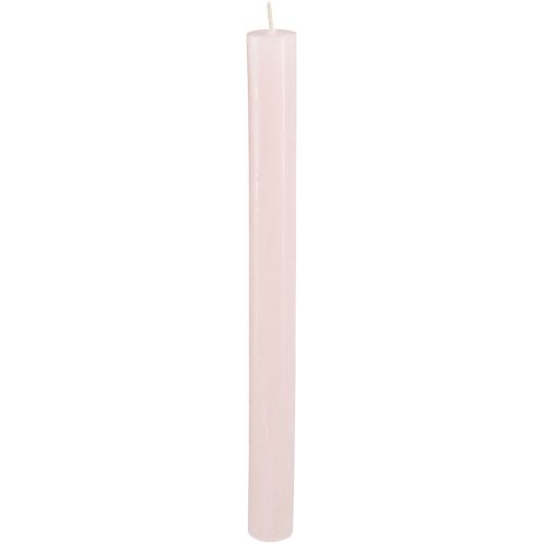 Velas em bastão cor sólida rosa claro velas rosa 21×240mm 12 un