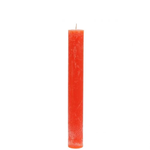 Velas coloridas através de Laranja 34mm x 240mm 4pcs