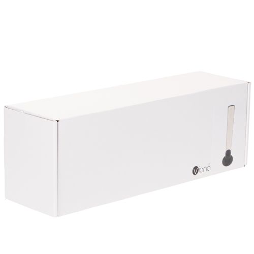 Castiçal cônico com cilindro de vidro. Simples e atemporal. 31 cm | Floristik24.pt