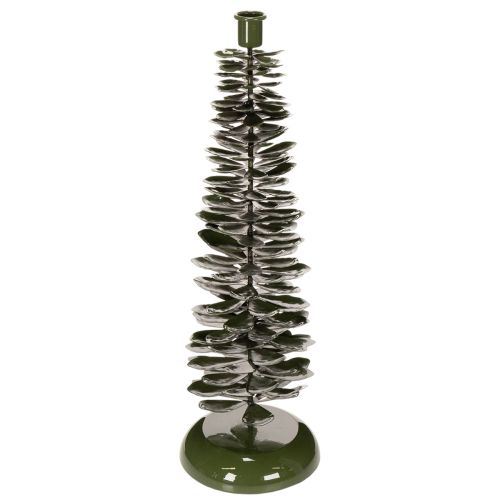 Castiçal em formato de árvore de Natal, metal verde, 45 cm comprar | Floristik24.pt