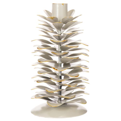 Castiçal em formato de pinha para velas finas, 17 cm | Floristik24.pt