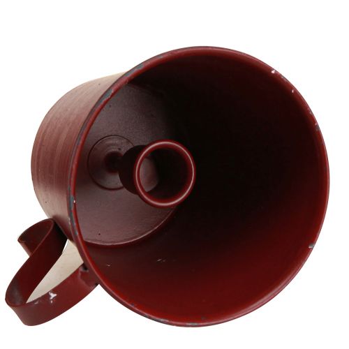 Itens Castiçal cônico copo vintage decorativo vinho tinto Ø11cm Alt.11cm