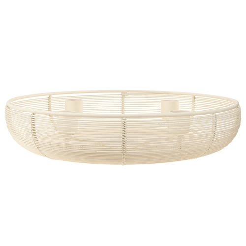 Itens Porta-velas para 4 velas, taça para velas creme Ø29cm