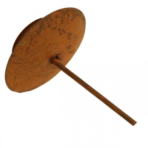 Floristik24 Castiçal em metal, castiçal plug-in, ferrugem, 8 peças