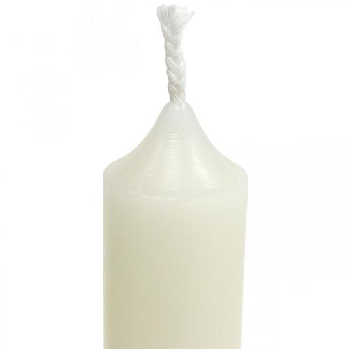 Floristik24 Vareta velas velas curtas creme para arranjos Ø22/110mm 6uds