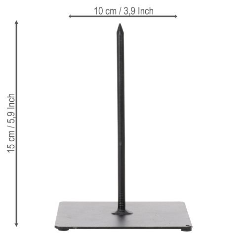 Itens Suportes para arranjos florais verticais, ideais para apresentações elegantes em ambientes internos e sobre mesas. 15 cm, 2 unidades.