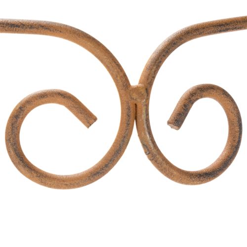 Itens Treliça, suporte para plantas trepadeiras, elemento decorativo curvo para canteiros e vasos de plantas, 75 cm