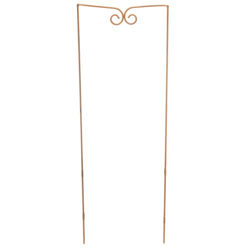 Itens Treliça, suporte para plantas trepadeiras, elemento decorativo curvo para canteiros e vasos de plantas, 75 cm