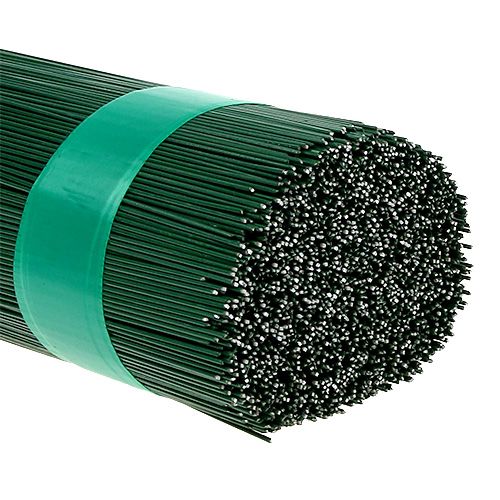 Itens Fio plug-in pintado de verde 0,7mm 300mm 2,5kg