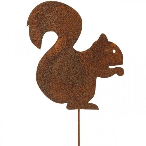 Plugue de jardim pátina de esquilo plugue decorativo 20cm
